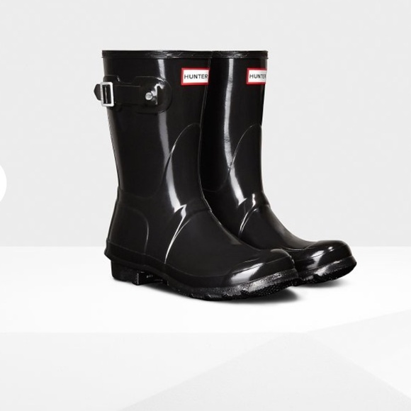 Woman’s original short gloss rain boots - Picture 2 of 4